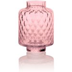 XYZ VASE H.21 PINK OPTIC