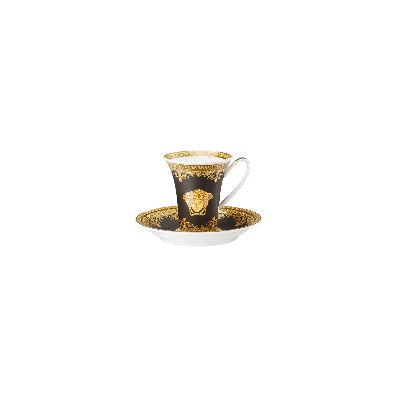 19325-403653-14720_f25 Baroque Nero Cup/Saucer 2 tall - Image 1