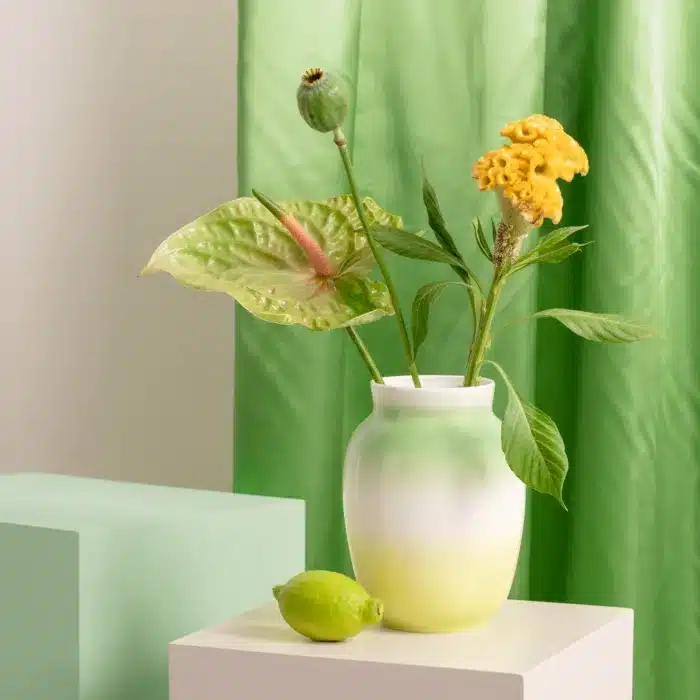 Balance Lime Vase 20 cm - Image 4