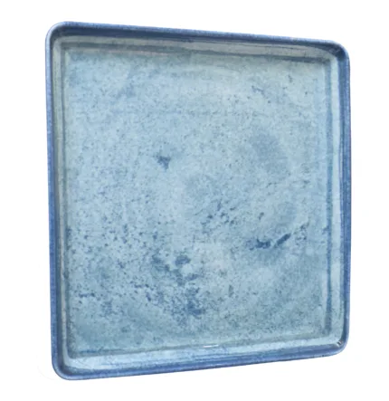 Blue Stone square plate23x23CM - Image 3
