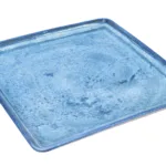 Blue Stone square plate23x23CM