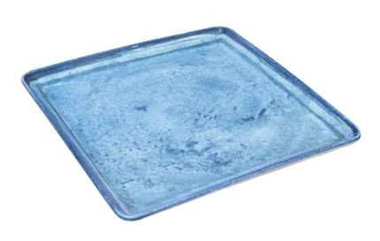 Blue Stone square plate23x23CM