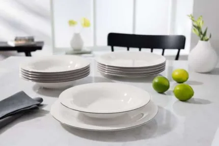 Black Lines Deep Plate 23 cm - Image 3