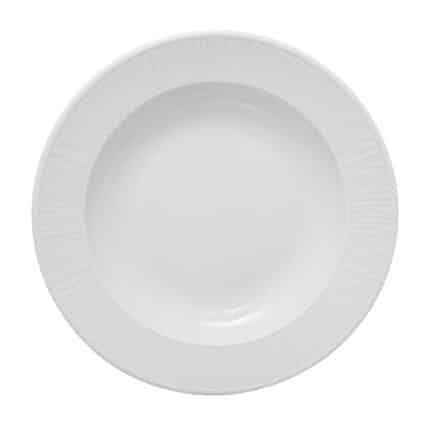 EMOTION DEEP PLATE WHITE 22CM