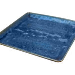 Ocean square plate 23x23 CM