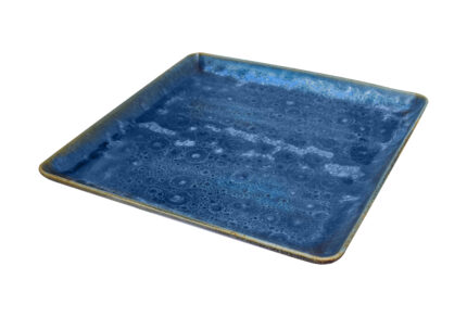 Ocean square plate 23x23 CM