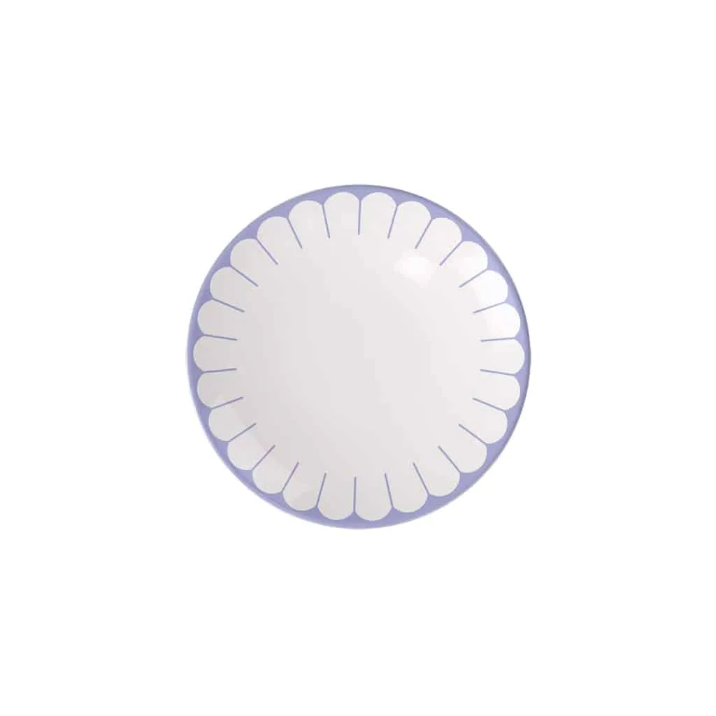 Fleur Blue salad Plate 21 CM - Image 1