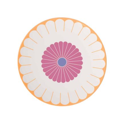 Fleur couleur serving plate