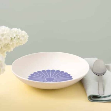 Fleur Blue Pasta Bowl - Image 2