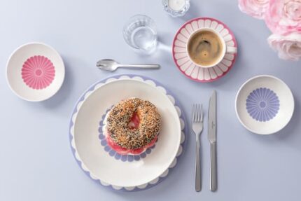 Fleur Blue Pasta Bowl - Image 3