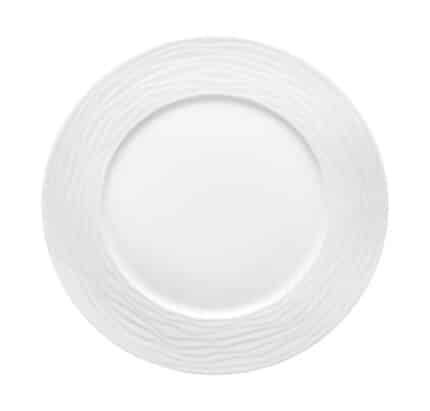 SEA WAVE FLAT PLATE WHITE 30CM